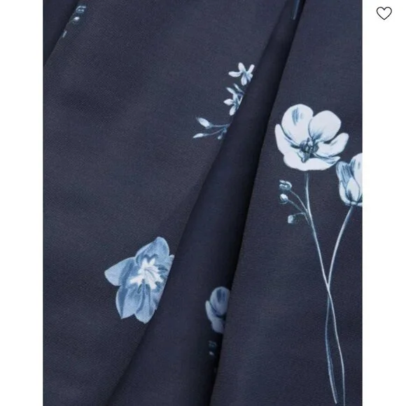 SACHIN & BABI Zoe Belted Gown, Ivory/Blue, Size 6, NWT - Picture 6 of 14